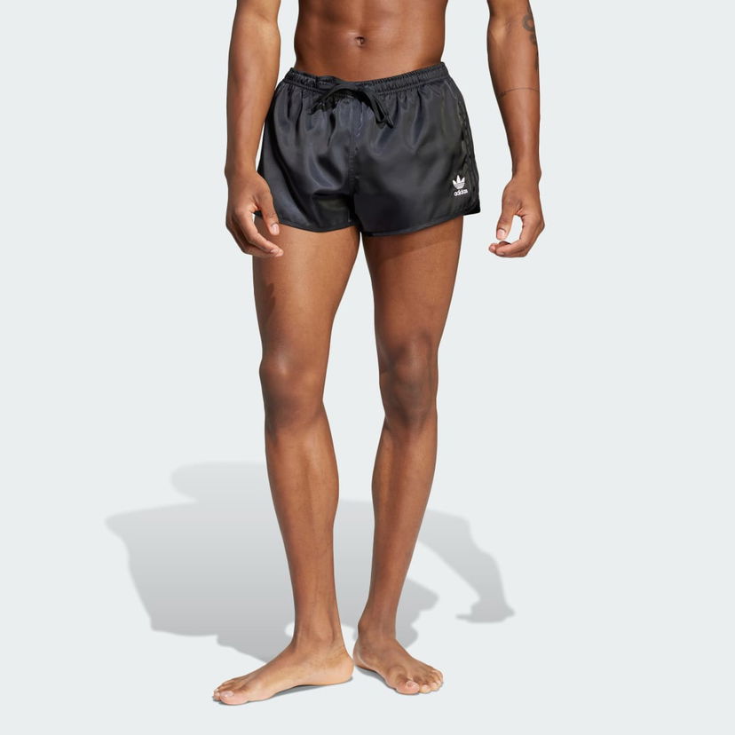 Šortky adidas Performance Adicolor 3-Stripes 2-Inch Swim Shorts Čierna | JD0901