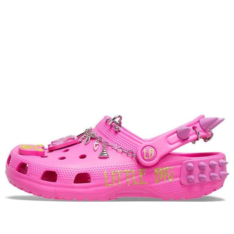 Tenisky a topánky Crocs Crocs x LittleBig Classic Clog Sandals Ružová | 207546-6QQ