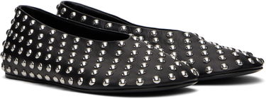 Tenisky a topánky Jil Sander Jil Sander Studded Leather Ballerina Flats Čierna | J15WZ0026_P8173, 3