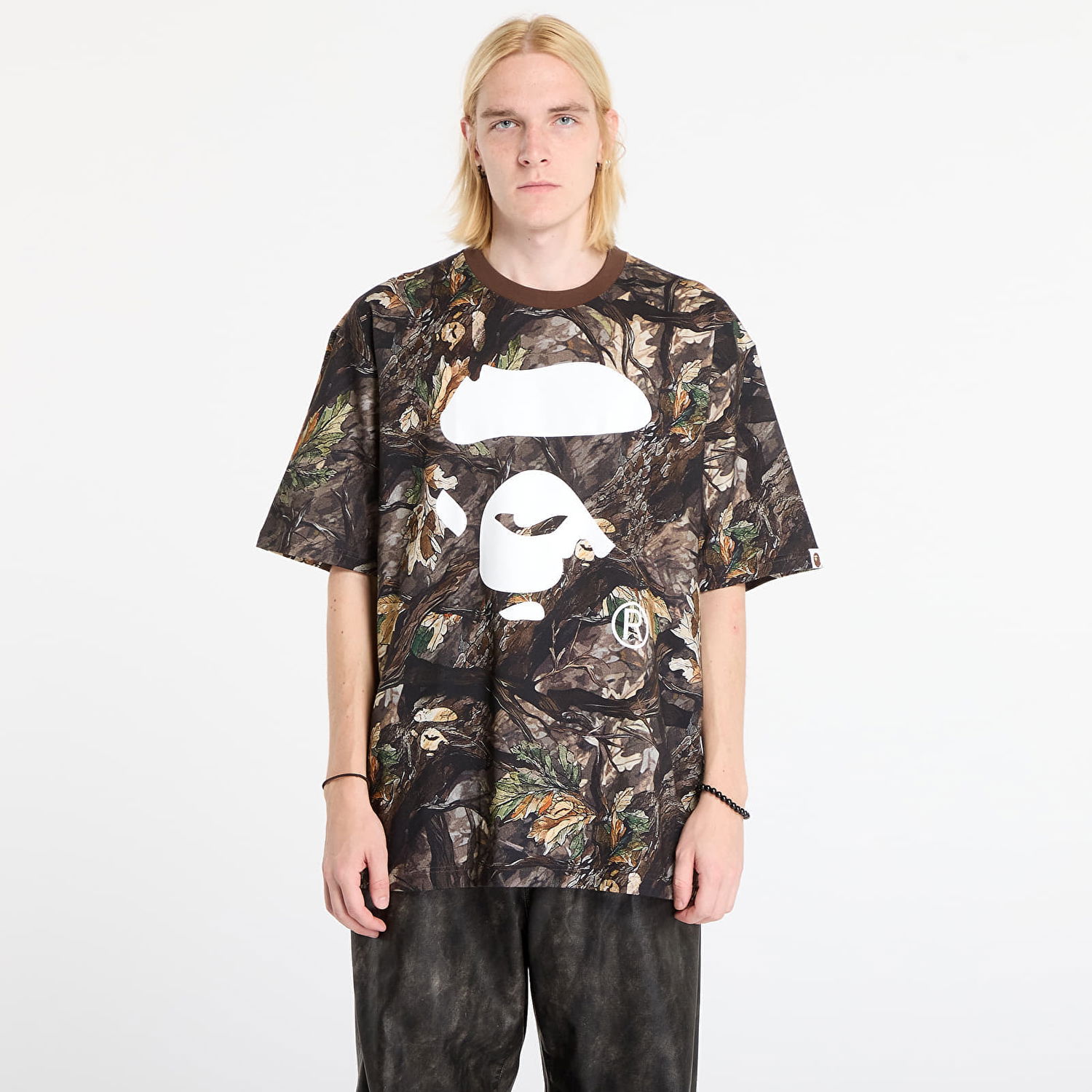Tričko BAPE Tree Edge Camo Ape Face Relaxed Fit T-Shirt Rôznofarebný | 001CSL801012MBRW, 0