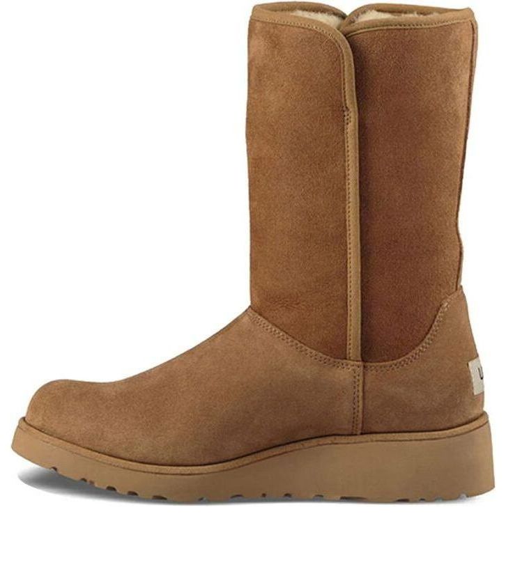 Tenisky a topánky UGG Amie Suede Wedge Boots Hnedá | 1013428-CHE