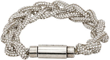 Náramok Acne Studios Crystal Cord Bracelet Šedá | C50416-, 1