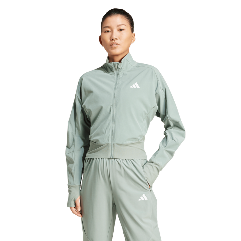 Súprava adidas Originals Designed 4 Training Full Zip Tracksuit Jacket and Pants Zelené | JD5800