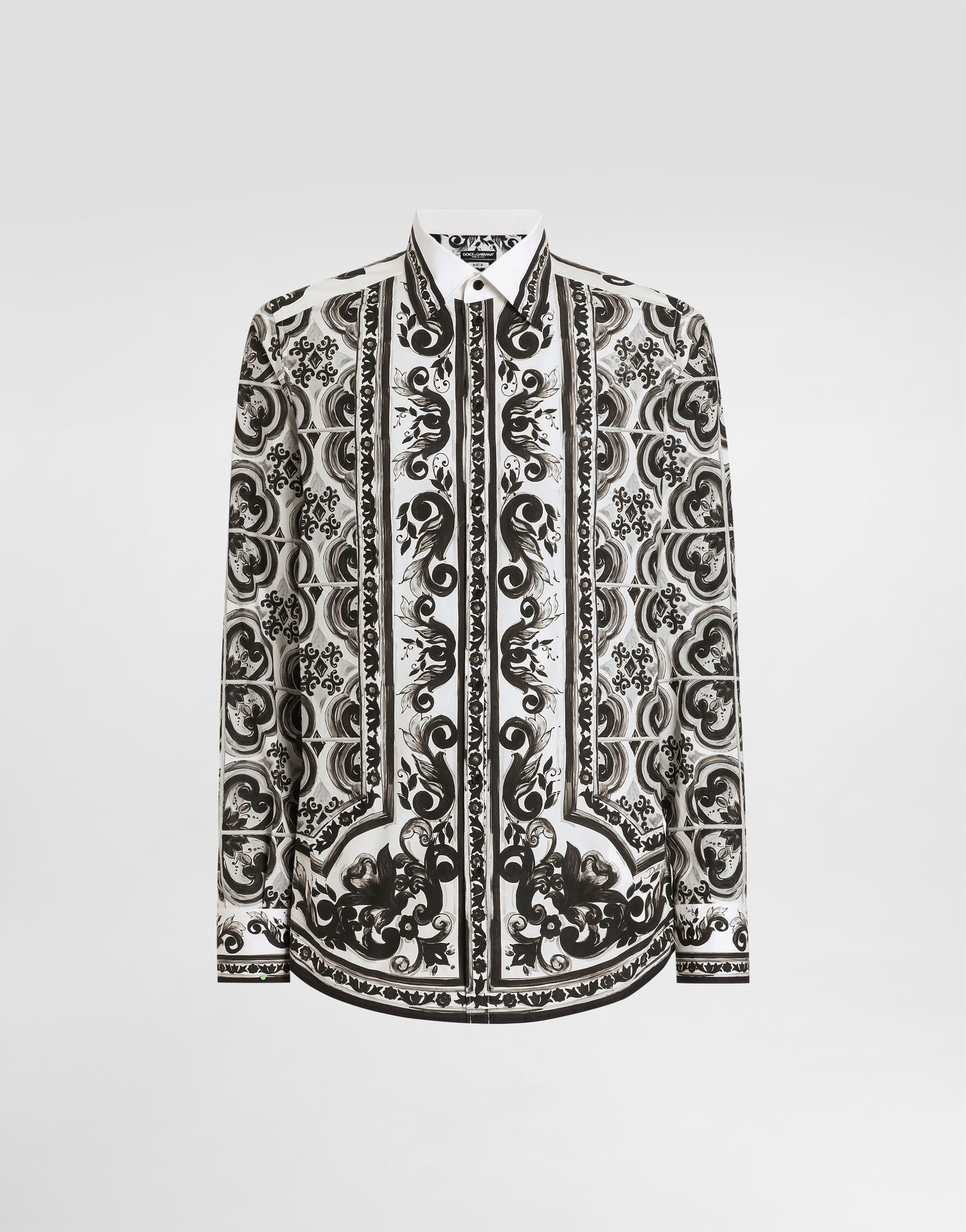 Košeľa Dolce & Gabbana Dolce & Gabbana Majolica Print Poplin Martini Shirt Rôznofarebný | G5MM4THH5EMIU3TN, 0