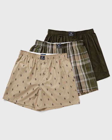 Boxerky Polo by Ralph Lauren Polo Ralph Lauren Woven Boxers, 3-Pack, Size XXL Zelené | 714830273035, 0