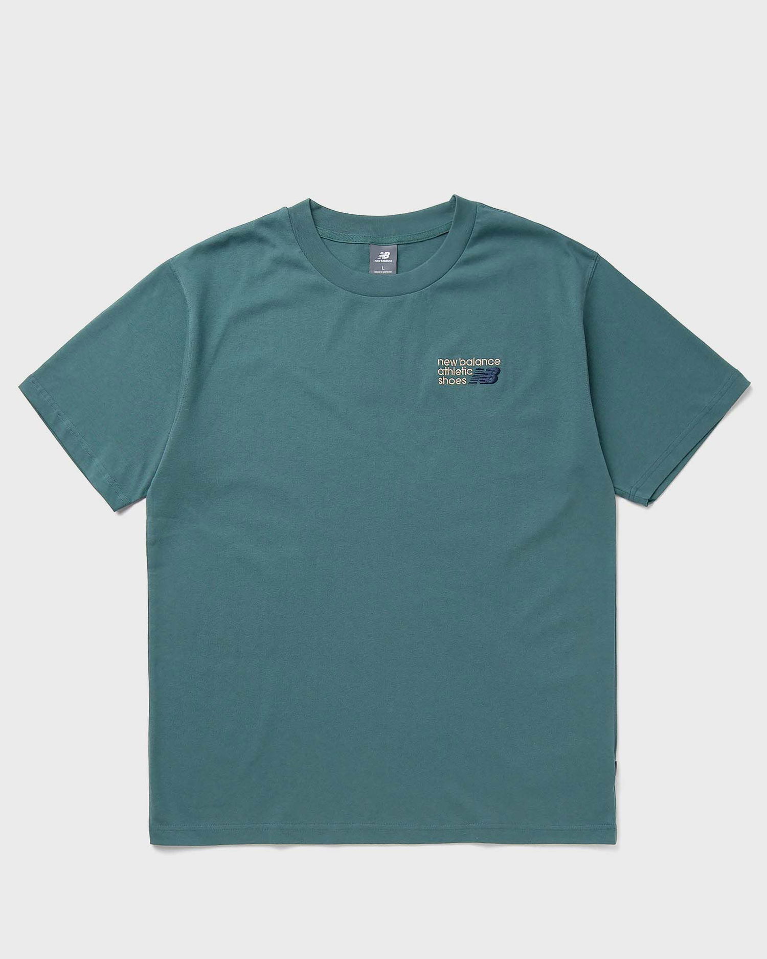Tričko New Balance Athletics Premium Logo Tee men Shortsleeves green in size:XXL Navy | MT41908-NUS, 0