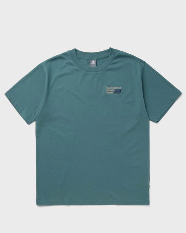 Tričko New Balance Athletics Premium Logo Tee men Shortsleeves green in size:XXL Navy | MT41908-NUS, 0
