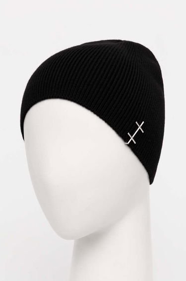 Kulicha HELIOT EMIL Black Ribbed Knit Beanie Čierna | PREAW24.16.107, 2