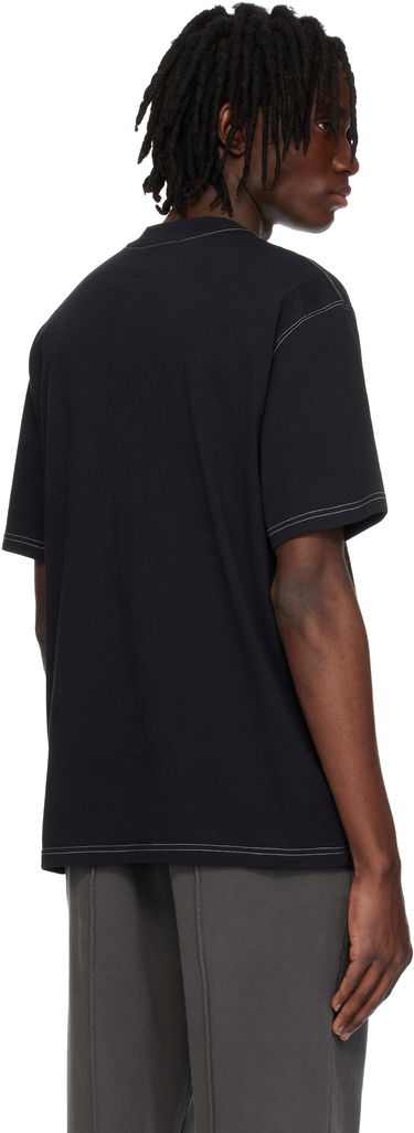 Tričko A-COLD-WALL* Millbank T-shirt with Contrast Stitching and Logo Čierna | ACWMTS194, 2