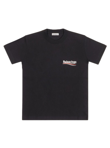 Tričko Balenciaga Political Campagin Small Fit T-Shirt Čierna | 612964TIV521070