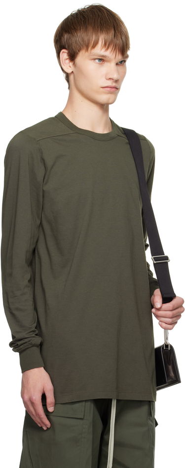 Tričko Rick Owens Rick Owens Concordians Level Long Sleeve T-Shirt Zelené | RU02E1266 JA, 1