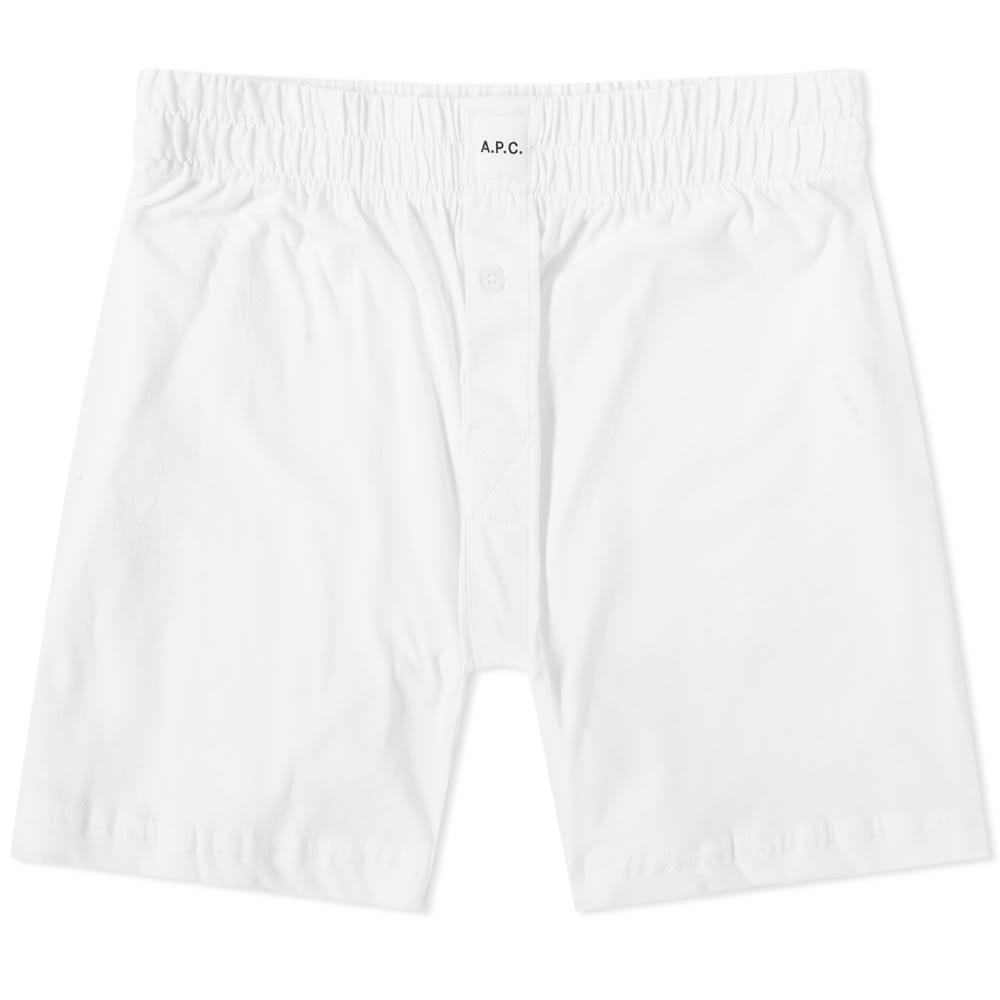 Boxerky A.P.C. Calecon Cabourg Trunk Biela | COBMB-H18024-AAB, 0