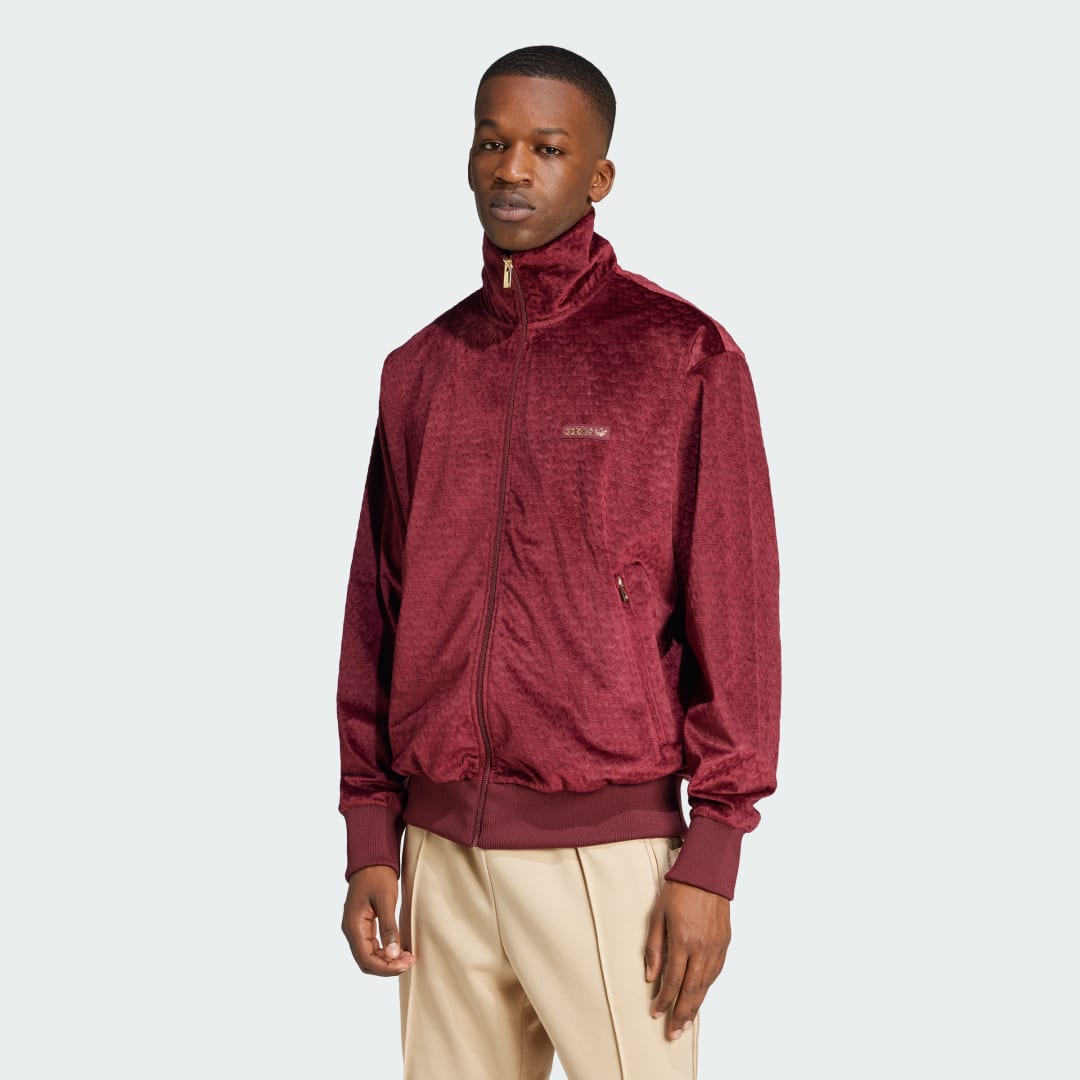 Mikina adidas Performance Mono Top Vínová | IX6736, 0