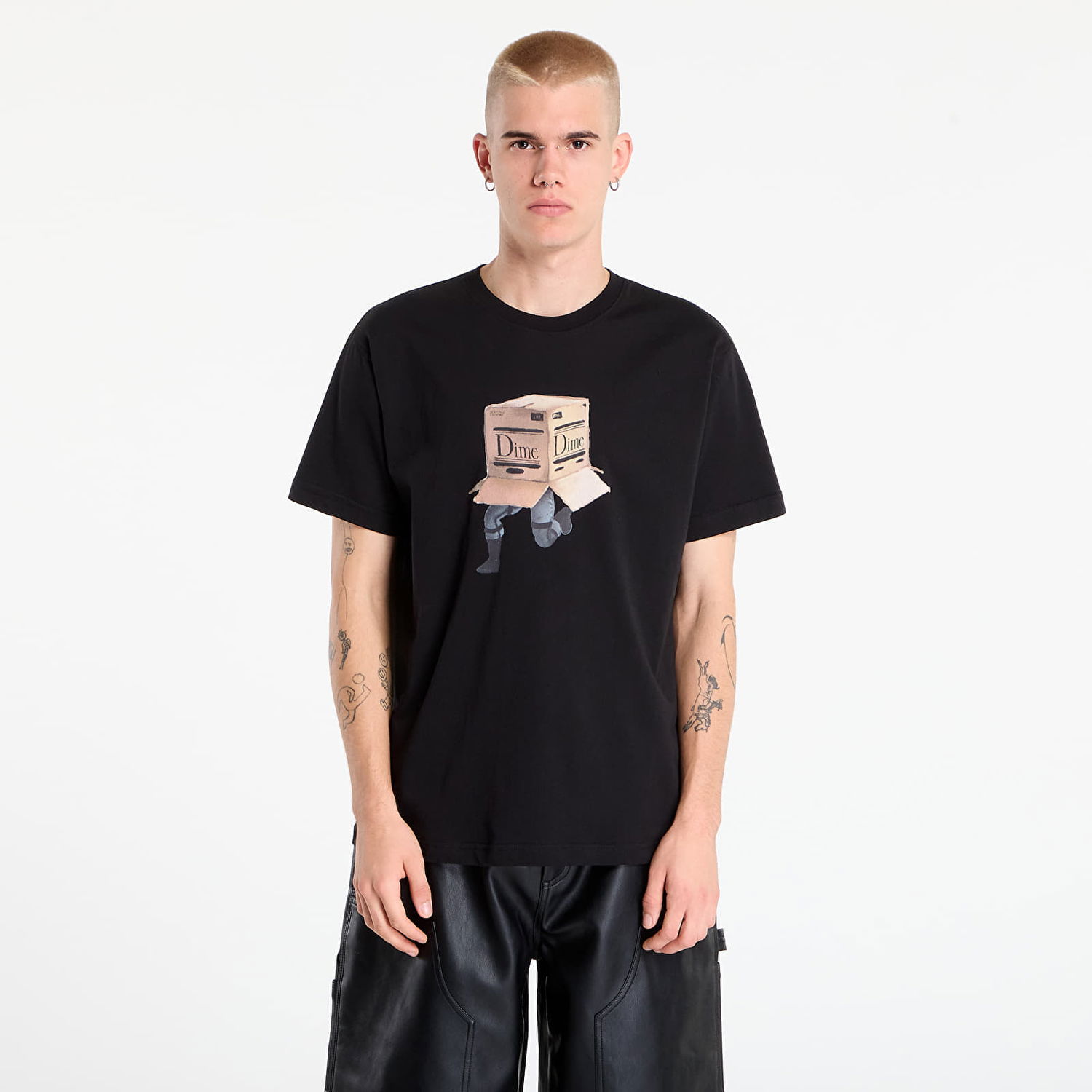 Tričko Dime DIME Solid T-Shirt Čierna | DIMESU2551BLK, 0