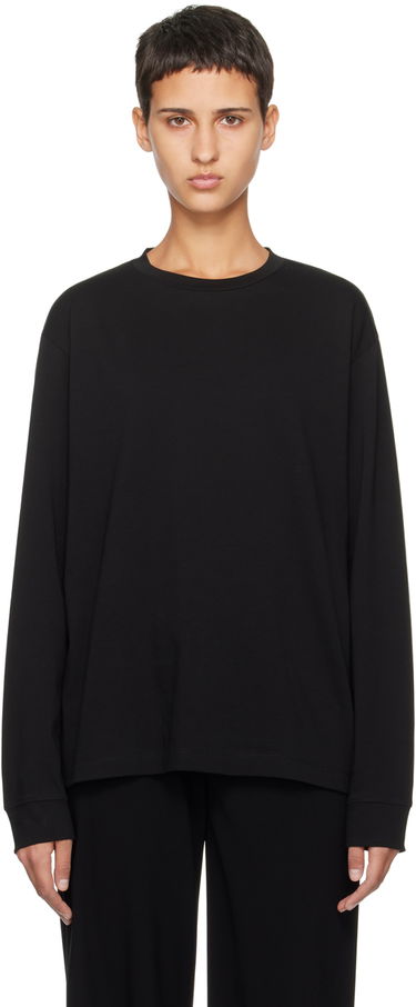 Tričko The Row Ciles Long Sleeve T-Shirt Čierna | 6891-K220, 0