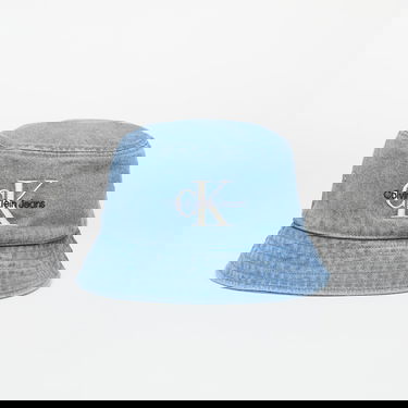 Klobúk CALVIN KLEIN Calvin Klein Jeans Mono Logo Denim Bucket Hat Modrá | LV04G5021G VHJ, 0