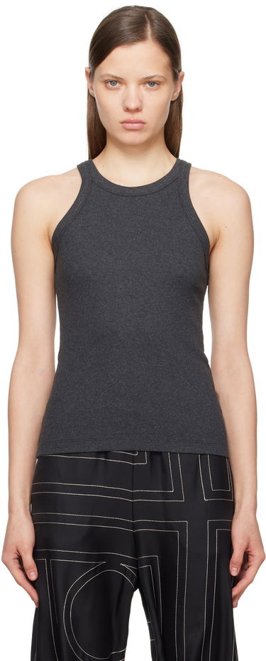 Tielko TOTEME TOTEME Curved Rib Tank Top Šedá | 243-WRT1129-FB0246, 0