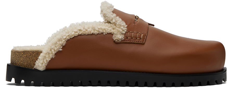 Tenisky a topánky Versace Shearling Medusa Mules Hnedá | 1010280_1A08581, 0