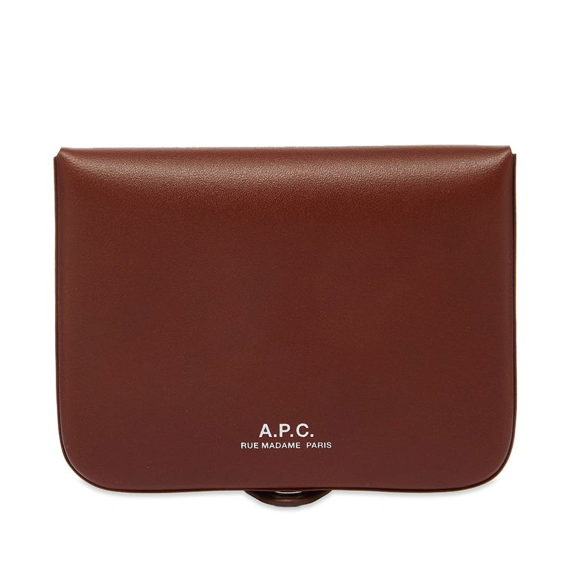 Peňaženka A.P.C. Josh Wallet Vínová | PXAWV-H63176-CAD