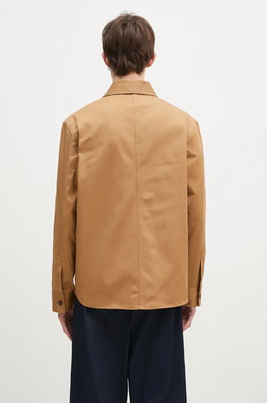 Košeľa MAISON KITSUNÉ Cotton Gabardine Overshirt Hnedá | MM00401WW0078, 2