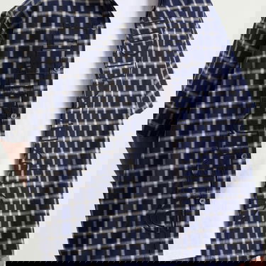 Košeľa Rhude Rhude Center Logo Button Up Shirt, Size Large Navy | RHPF25SR05012-3076, 5