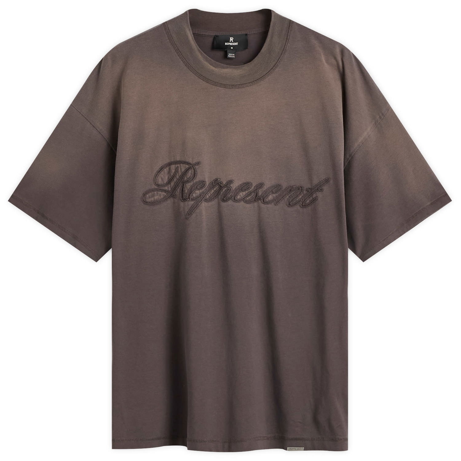Tričko Represent Clo Rep Reverse Applique T-Shirt Hnedá | MLM100161-17, 1