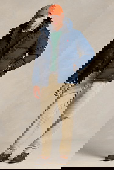 Prešívaná bunda Polo by Ralph Lauren Winter Hooded Down Puffer Jacket Navy | 710968278, 2