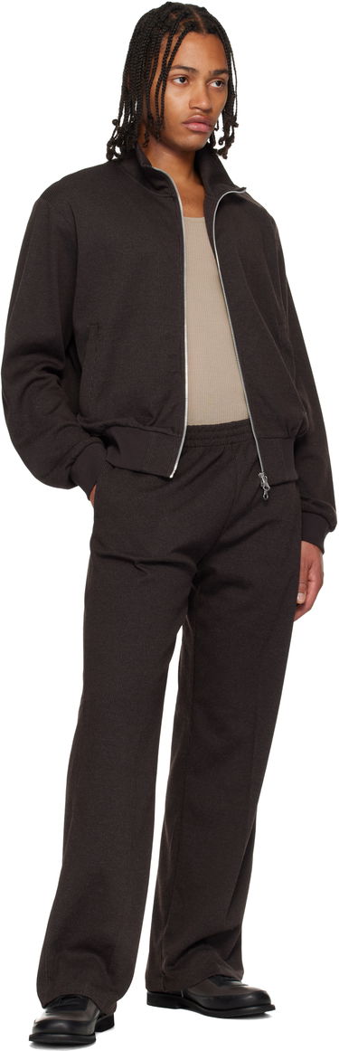 Nohavice OUR LEGACY Breeze Ribbed Elasticated Waist Trousers Hnedá | M4256TT, 3