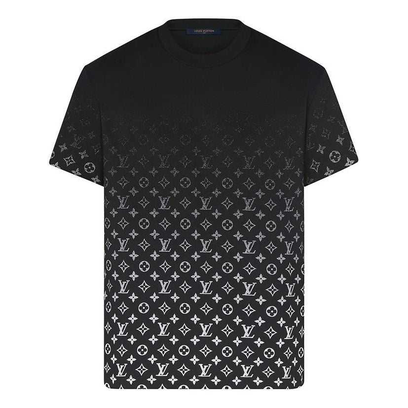 Tričko Louis Vuitton Monogram Gradient T-Shirt Čierna | 1A89Z0, 0