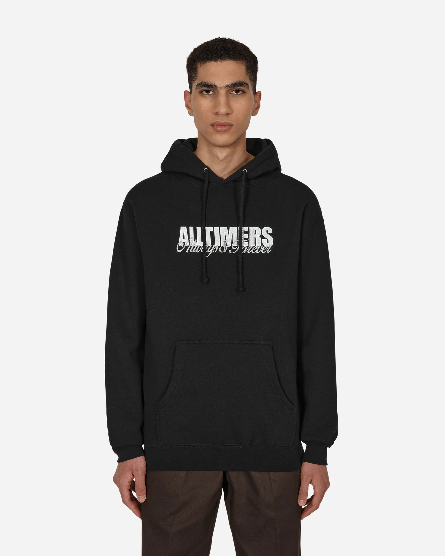 Mikina Alltimers Always Embroidered Hooded Sweatshirt Čierna | PN1777 001, 0