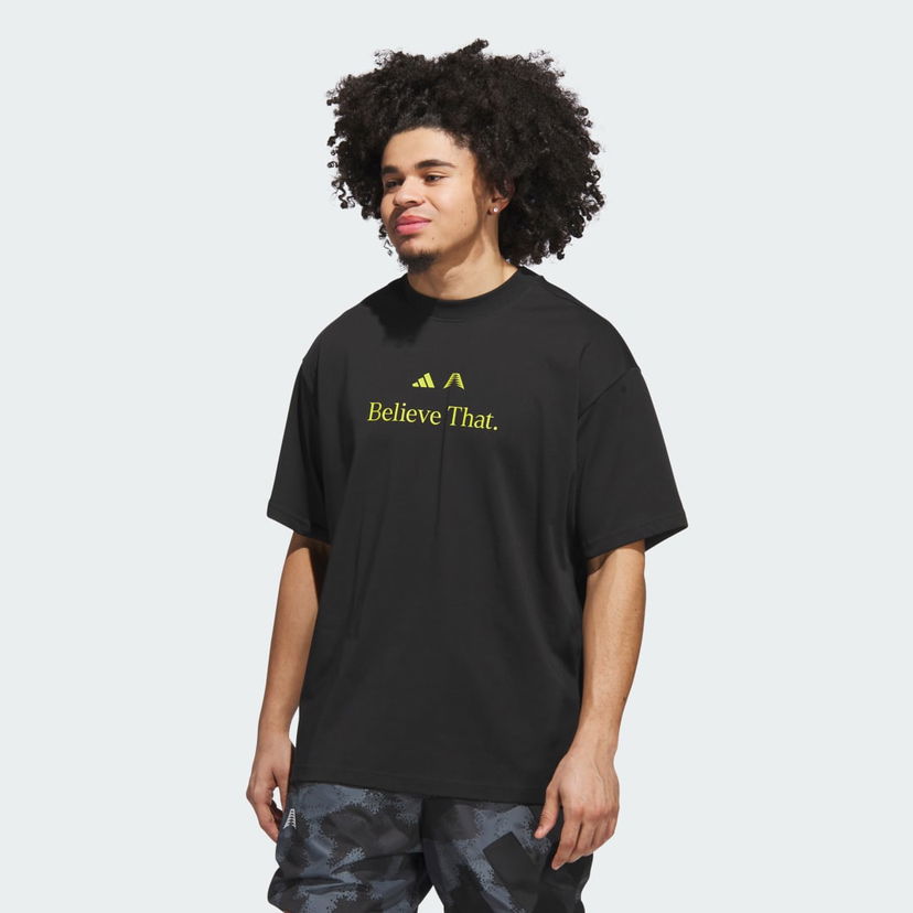 Tričko adidas Performance Anthony Edwards Believe That T-Shirt Čierna | JW2924