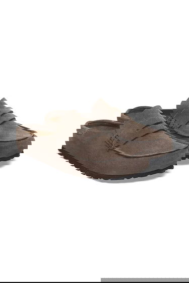 Tenisky a topánky Birkenstock Birkenstock Naples Wrapped Suede Mules Šedá | 1029712, 3