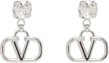 Náušnice Valentino Valentino Garavani VLogo Signature Drop Earrings Metalická | 6W2J0H29YCW, 3