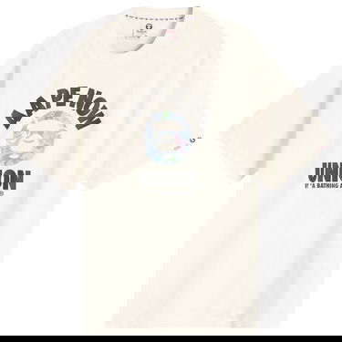 Tričko AAPE by A Bathing Ape AAPE Union College T-Shirt, Size Large Biela | AAPTEM1643XX-IVN, 0