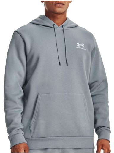 Mikina Under Armour Essential Fleece Hoodie Šedá | 1373880-465