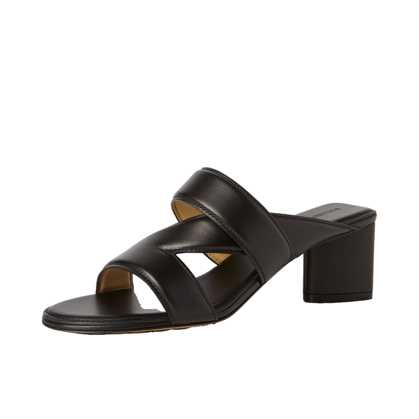 Tenisky a topánky Bottega Veneta Leather Crossover-Strap Sandal Čierna | 651376VBSL01000