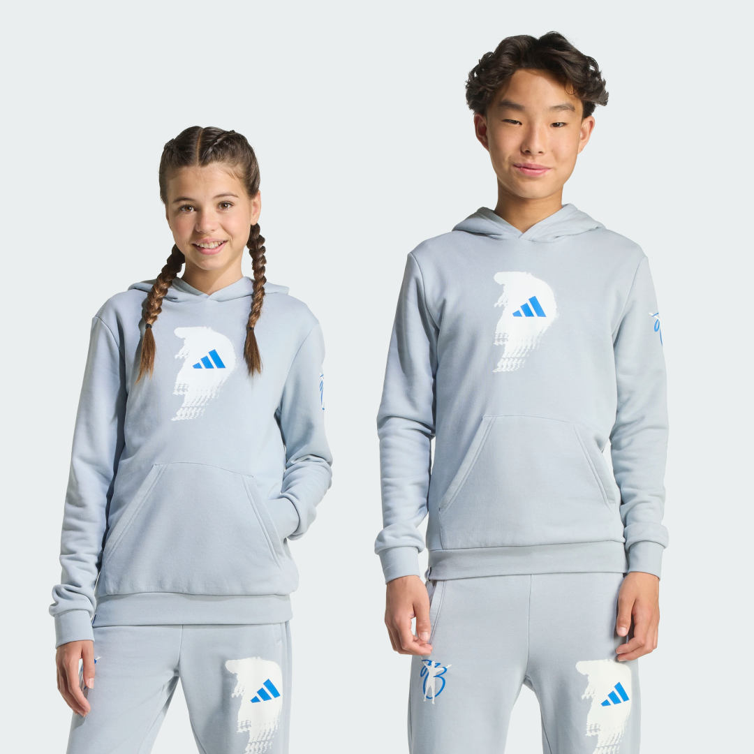 Mikina adidas Performance Kids' Jude Bellingham Hoodie Modrá | JX3965, 0