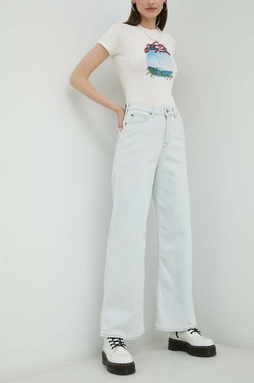 Džínsy Lee Stella A Line Brisk Air Tyrkysová | L31SHJB31, 0