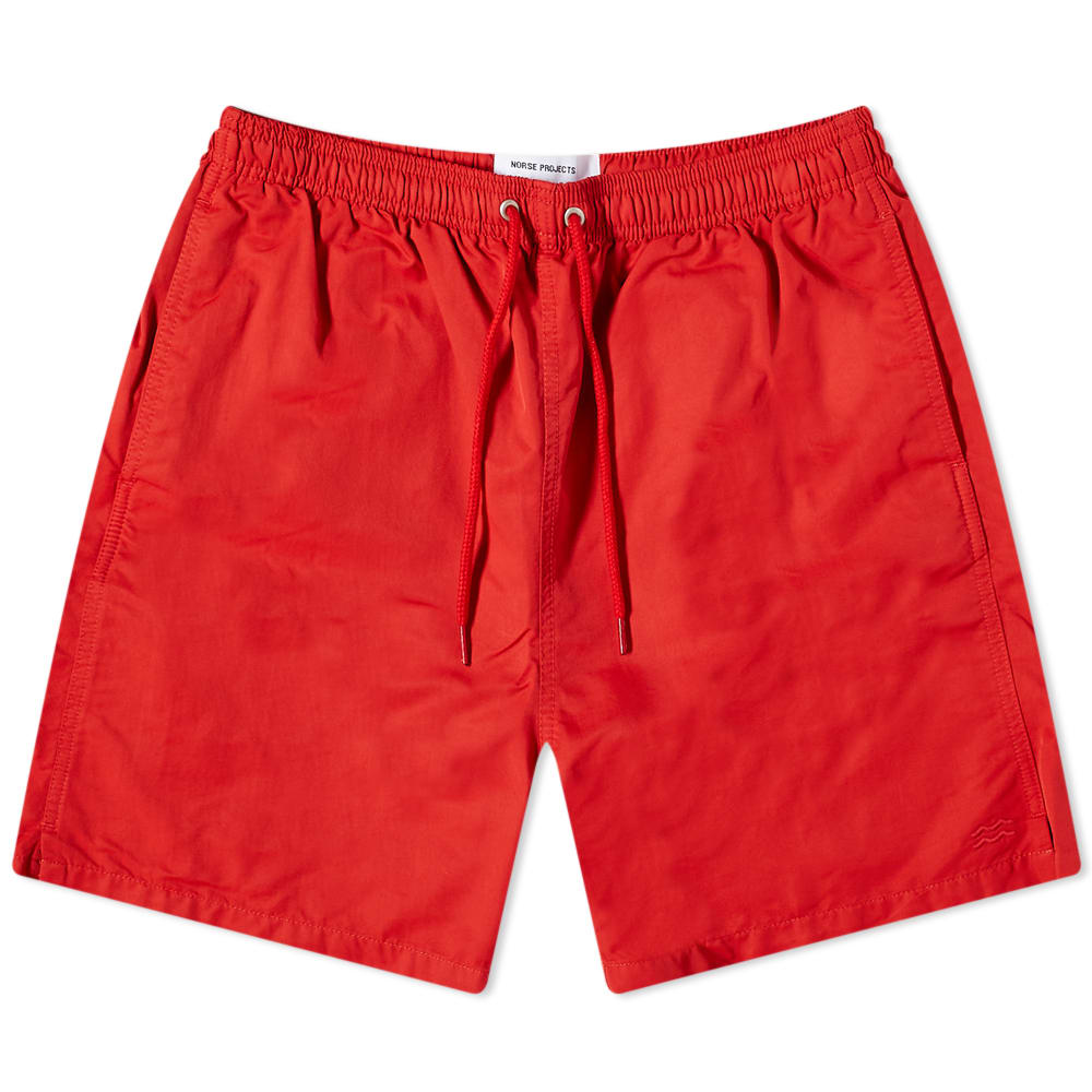 Plavky NORSE PROJECTS Hague Swim Short Červená | N35-0581-5000, 0