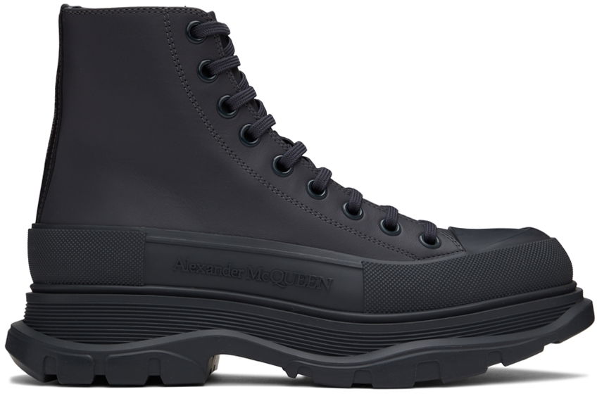 Tenisky a topánky Alexander McQueen Tread Slick High Sneakers Čierna | 705661WHZ62, 0