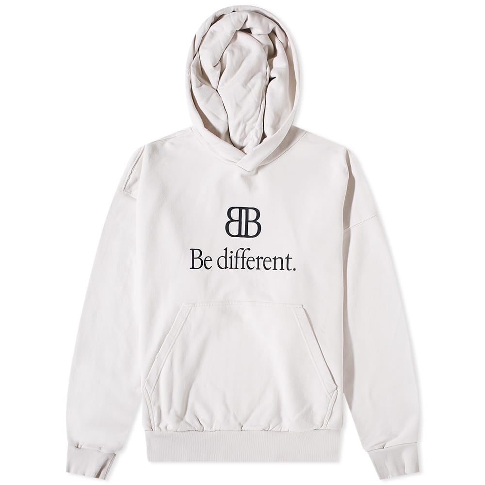 Mikina Balenciaga Be Different Popover Hoody Biela | 720426-TNVB4-9784, 0