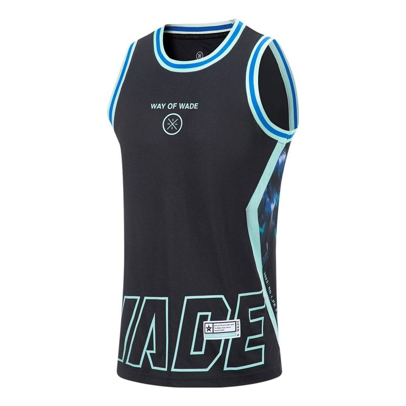 Dres Li-Ning Way Of Wade Graphic Basketball Jersey Čierna | AAYT535-11