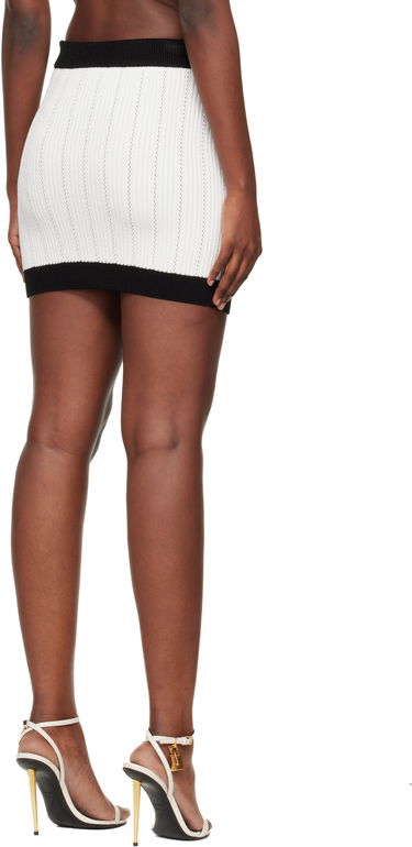 Sukňa Balmain Balmain Pointelle Miniskirt Rôznofarebný | FF1LB039KI64, 2
