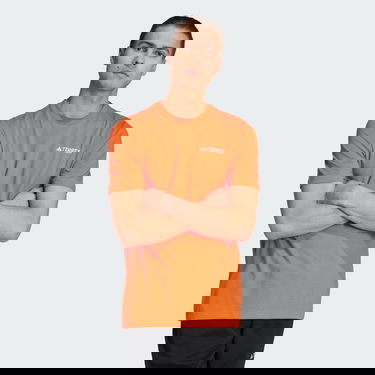 Tričko adidas Performance Terrex Graphic MTN 2.0 Tee Oranžová | IL5067, 0