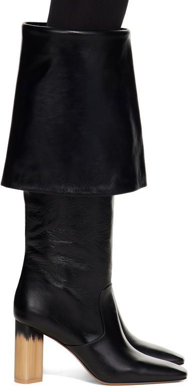 Šaty CHLOÉ Chloé Georgia Heeled Tall Boots Čierna | CHC25S07YQJ, 0