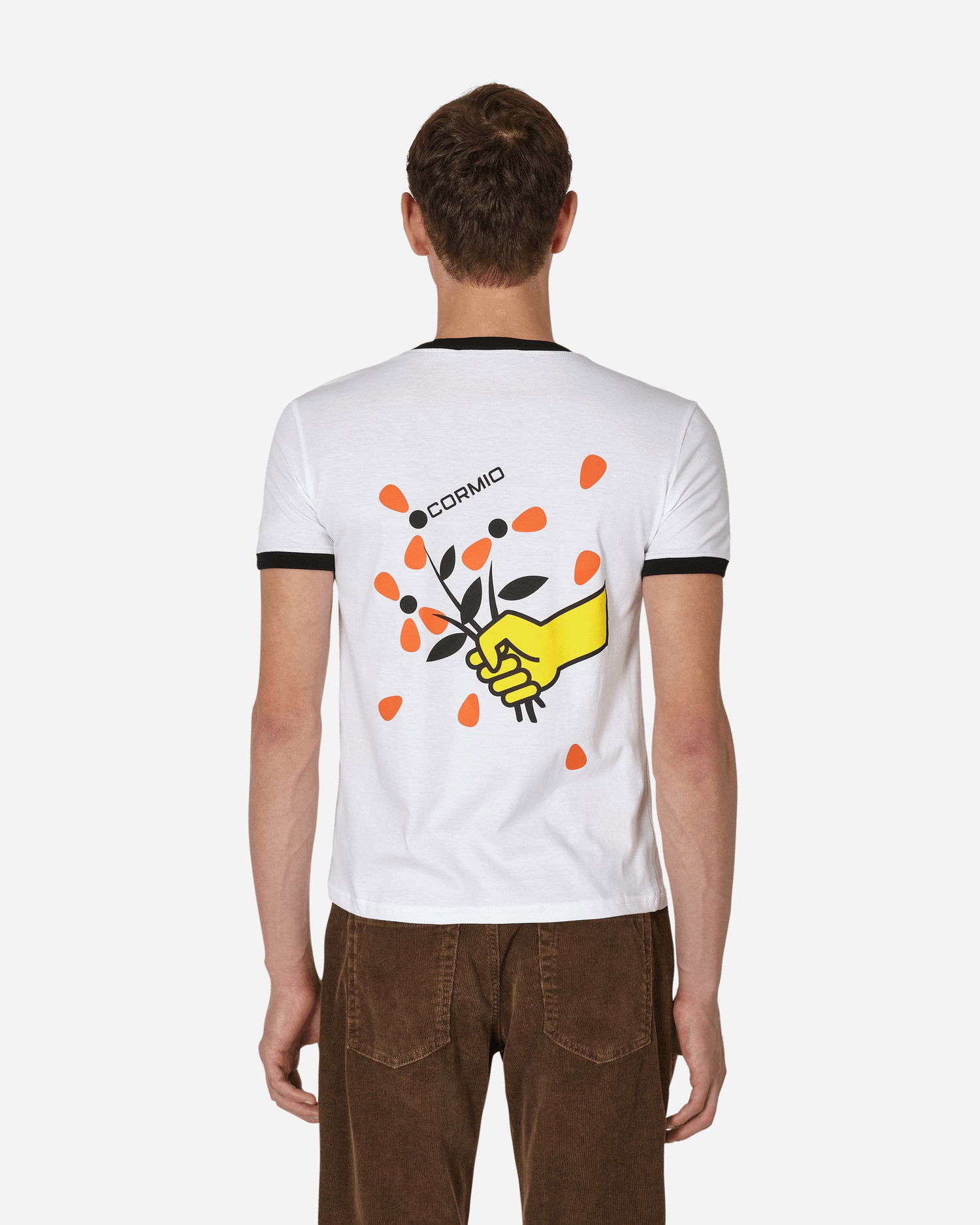 Tričko CORMIO Mazzolino Fiori T-Shirt Biela | CORMAZZOLINOTEE WHITE, 1