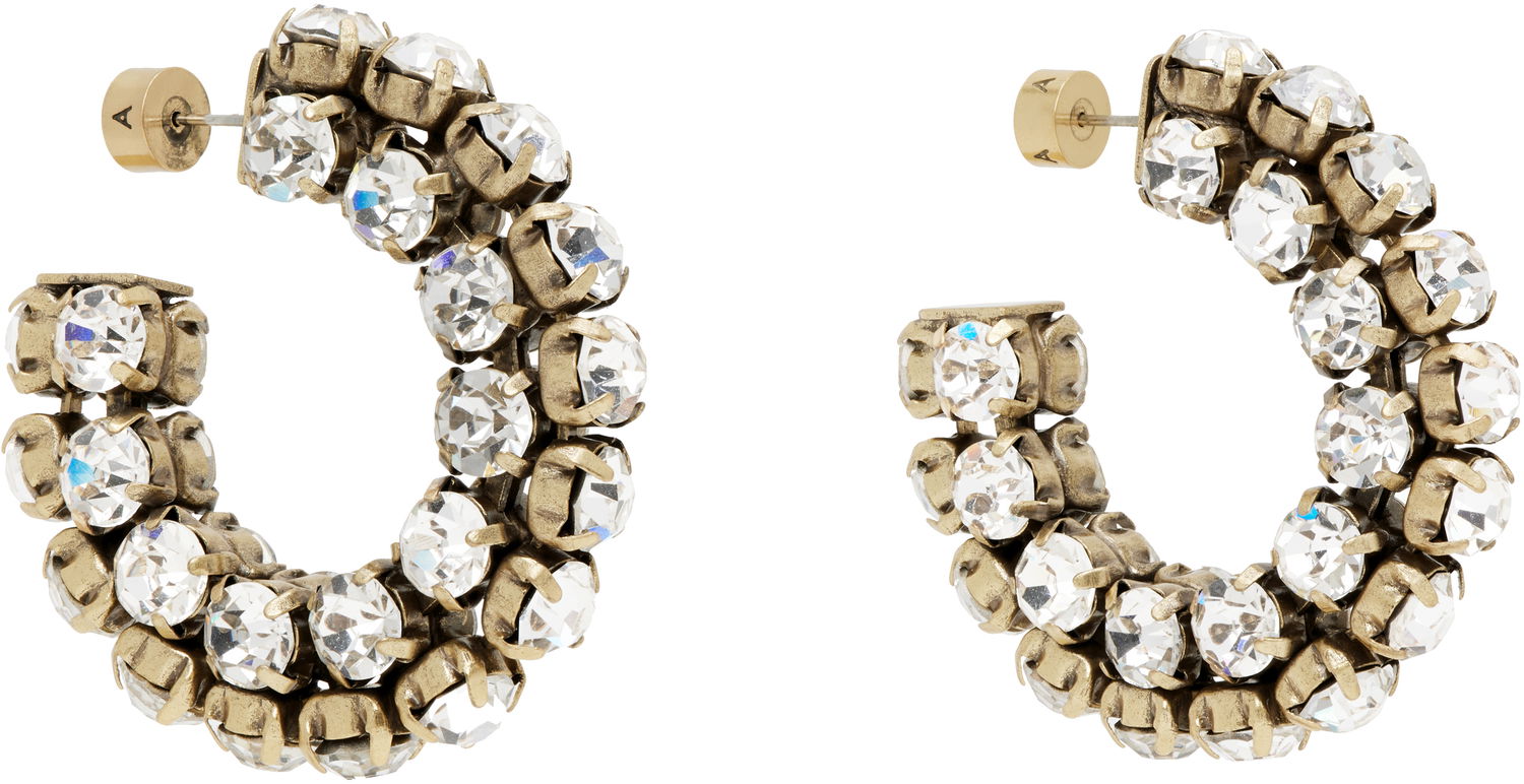 Náušnice Area AREA Small Crystal Hoop Earrings Metalická | 0000JW0015OT02, 1