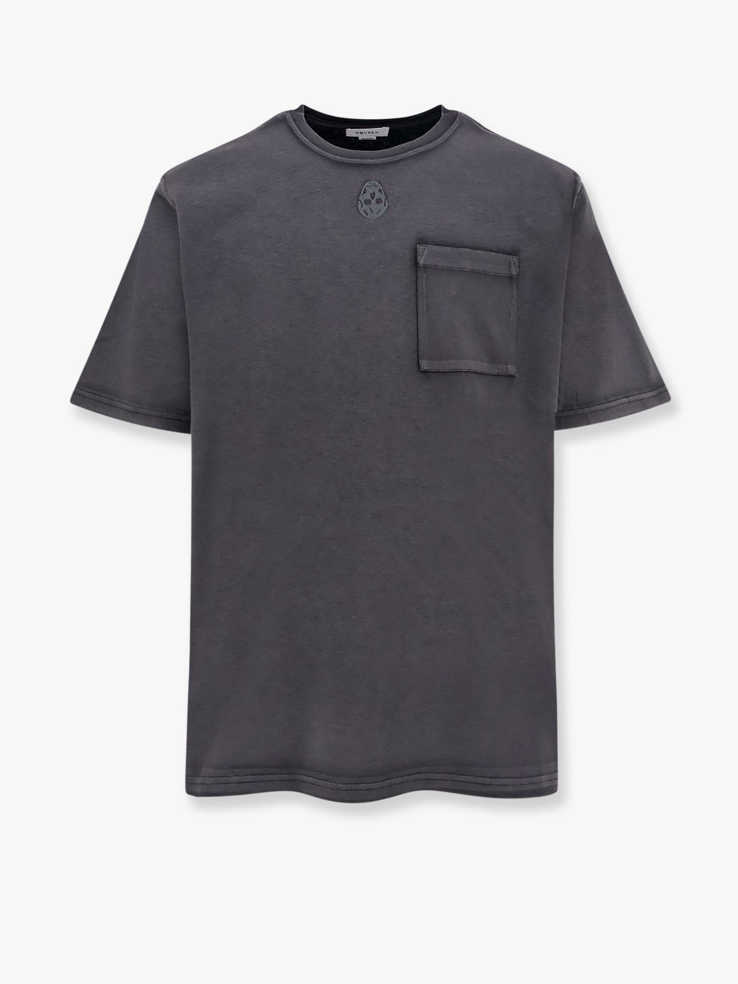 Tričko Alexander McQueen Alexander McQueen Men's Pocket T-Shirt Šedá | 815068QTAC60548, 0