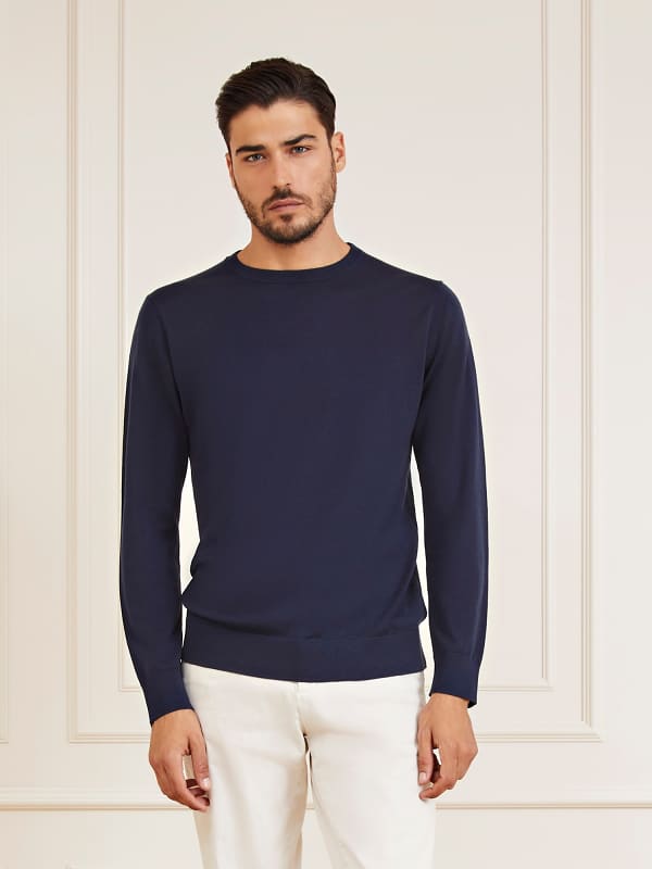 Marciano Crew Neck Wool Sweater