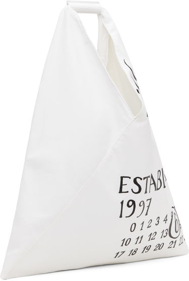 Tote bag Maison Margiela MM6 Maison Margiela Classic Triangle 'Established' Print Tote Čierna | S54WD0039 P7260, 4